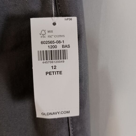 Old Navy Pants 12P NWT Gray Bootcut Mid Rise Women’s Career Work Dress Slacks - Picture 7 of 7
